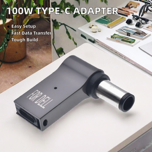 Super Speed 100W Tipo-C USB C a USB Adaptador Multi DC Puerto Laptop Cargador <span class=keywords><strong>de</strong></span> energía <span class=keywords><strong>Convertidor</strong></span> <span class=keywords><strong>de</strong></span> punta <span class=keywords><strong>de</strong></span> carcasa <span class=keywords><strong>de</strong></span> metal para transmisión <span class=keywords><strong>de</strong></span> datos - Product Image 3