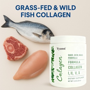 Collagène de haute qualité en marque privée, hydrolysat de collagène de bœuf nourri à l'herbe et de poisson sauvage en poudre, raffermit la peau et réduit les rides - Product Image 2