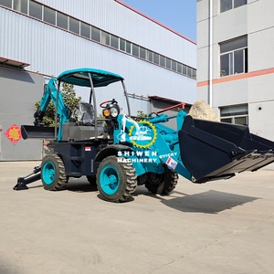 Chargeur frontal sur pneus pour tracteur, mini-pelle 4x4, 30/50/40 HP, moteur certifié CE EPA, boîte de vitesses, nouveau modèle 1 an - Product Image 2