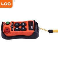 Fabricante LCC QA400 Transmisor de radio de grúa de velocidad única de 4 canales y receptor Interruptor inalámbrico Control remoto