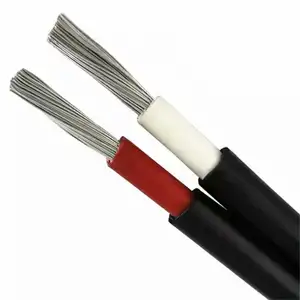 German Standard PV DC Cable 1.5~16 Square Meter Solar Photovoltaic Line PV1-F Single Core Double Core Low Voltage Copper XLPE