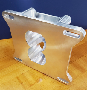 Holley 2300 4412 2-bbl-4150 흡기 매니폴드에 적합한 스페이서 어댑터 플레이트 - Product Image 5