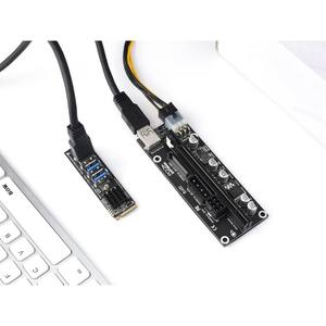 Computer Desktop <span class=keywords><strong>M</strong></span>.2 per PCle 4-Ch Expander, utilizzando PCle X1 per PCle X16 Expander - Product Image 5