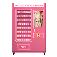 Lecteur de cartes professionnel pour imprimante photo d'ongles personnalisée en libre-service, machine distributrice DIY pour centres commerciaux