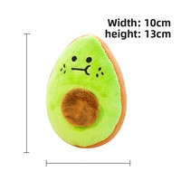 Plüsch-Avocado-Kauspielzeug mit Geräusch - Bestseller für Hunde und Katzen, Hergestellt in Anhui