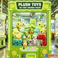 Poupée en peluche de 8 pouces la plus vendue, design adorable pour machine à griffes, prix d'arcade, approvisionnement en gros, modèles variés