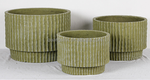 กระถางดอกไม้และกระถางปลูกต้นไม้สไตล์วินเทจแบบกำหนดเองสำหรับตกแต่งภายใน/ภายนอกอาคารในยุโรป ทำจากไฟเบอร์ซีเมนต์ GRC - Product Image 3