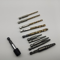Outil de fixation HSS twist montage réparation kit de suppression outil de foret à gauche roken speed out endommagé vis goujons extracteurs ensemble