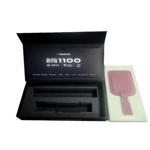 Factory Custom Design Luxury Magnetic Flip Closure Cardboard Black Gift Box With Foam Insert - Product Image 5