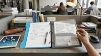 Usine en gros A4 présentation papeterie Document 3 trous reliure à anneaux poche dossier d'affaires avec boucle de brevet