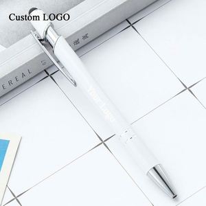 Bolígrafo de Plástico OEM con Logotipo Personalizado, Recubrimiento Suave al Tacto y Punta Metálica, Bolígrafos Promocionales - Product Image 1