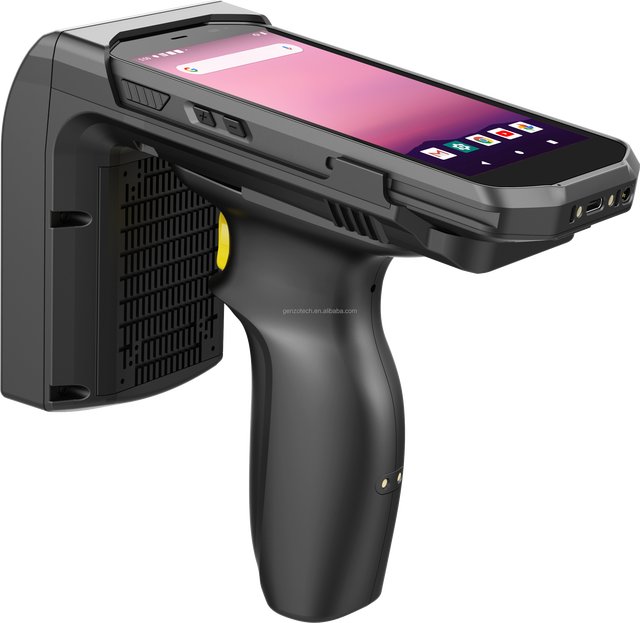 GENZO A503 Pda Handheld UHF Scanner PDA Android UHF POS Terminal for Logistics Warehouse with Barcode Scanner RFID Pda UHF