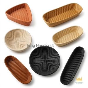 Cesta de fermentación de pan de ratán natural a precio de fábrica, redonda, para fermentación de masa madre, Banneton, Brottform, precio económico - Product Image 6