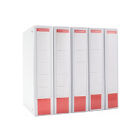 Carpeta de Anillas A4 Personalizada, con Cubierta Transparente de PVC, 2/3/4 Pulgadas, con Espina Insertable e Imprimible para Oficina