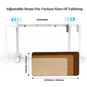 In Hoogte Verstelbaar Bureau 2 Podia Verstelbare Bureaupoot Enkele Motor Elektrisch Staand Bureauframe Voor Computertafel Op Kantoor - Product Image 5