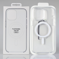 Coques de Téléphone Magnétiques Transparentes JOYPORODO C012 en Gros pour iPhone 15 Pro Max, Étui Transparent Fundas Para Celulares pour iPhone 12 13 14 16 17