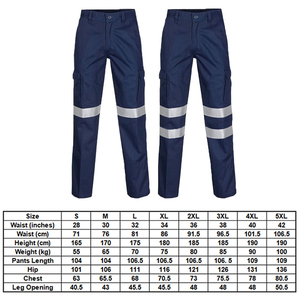 Chemise de travail réfléchissante haute visibilité à manches longues en coton pour la construction - Product Image 3