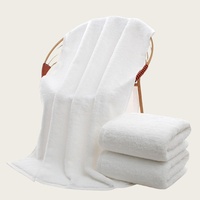 Factory Wholesale Towels Luxury Cotton Bath 16S /21S/32S White Hotel Towels Set Luxury for Hotel Use
