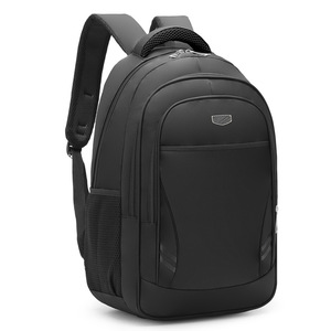 Laptop <b>Backpack</b> Large Capacity <b>Black</b> Men's Shoulder Bag For Travel And School Use - Product Image 1