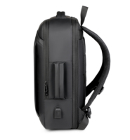 Sac à dos d'affaires personnalisable en stock, résistant à l'eau, en polyester enduit de PU, grande capacité, sac à dos pour ordinateur portable pour adolescents, OEM