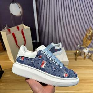 Chaussures de créateur haut de gamme McQueenes, baskets classiques respirantes, tendance mode, style cowboy, chaussures de marche personnalisées de marque célèbre - Product Image 6