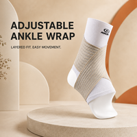Attelle de poignet réglable avec boucle pour le pouce, respirante, élastique, à compression, ajustement multicouche pour le sport, la course à pied, la gym et l'entraînement