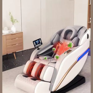 Fauteuil de massage électrique de luxe à gravité zéro 3D 4D 8D avec rail SL, lit de massage vibrant intelligent à 8 rouleaux pour salon - Product Image 1