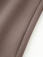 Manteau long décontracté à épaulettes pour femme, nouvelle collection 2026, style rétro chic en laine à manches longues et taille cintrée