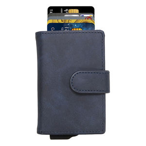 Tarjetero Personalizado CardHoda, con Protección RFID Anti-Robo, Cartera de PU con Cierre Abierto, Forro de Nailon, Unisex, Corto, Gran Capacidad - Product Image 3