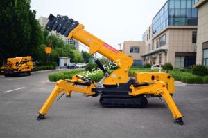 <span class=keywords><strong>Plataforma</strong></span> Elevadora Araña Eléctrica <span class=keywords><strong>de</strong></span> 16m-18m con Canasta Giratoria Ajustable, Grúa Araña <span class=keywords><strong>de</strong></span> 5 Toneladas para Trabajo Aéreo en Venta - Product Image 3