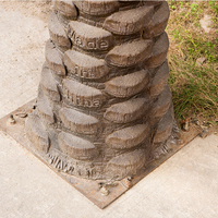 Palmier artificiel à gros coffre, 7.5M de hauteur, 1 pièce, décoration décorative de jardin vert d'extérieur