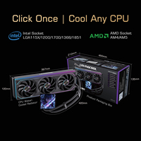 LOVINGCOOL 240mm ARGB agua líquida Cpu enfriador radiador de alta eficiencia Led disipador de calor Gamer caja de la computadora refrigeración por agua