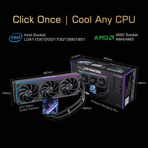 LOVINGCOOL Refroidisseur d'eau <span class=keywords><strong>liquide</strong></span> 240mm ARGB Radiateur à haute efficacité Radiateur Led Radiateur <span class=keywords><strong>Gamer</strong></span> Boîtier d'ordinateur <span class=keywords><strong>Refroidissement</strong></span> par eau - Product Image 5