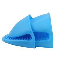 Hongxuan HOHE Ginza OED ODM 2 paires de mini-mitaines de four en silicone résistantes à la chaleur, avec design ergonomique pour la cuisine