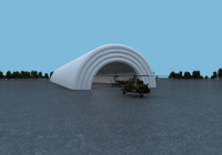 Tente gonflable professionnelle d'entrepôt de hangar d'avions de hangars de voûte de structure pour le hangar