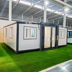 Maisons conteneurs préfabriquées pliables en métal de 20 et 40 pieds pour bureaux mobiles et villas – Vente - Product Image 3