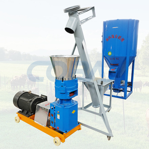 Línea de Producción de Pienso en Pellets para Animales de Granja, 800-1000 kg/h, para Cerdos, Vacas, Ovejas, Caballos, Burros, Camellos y Conejos - Product Image 1