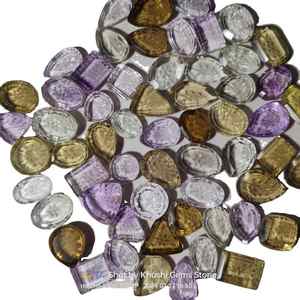 Turmalina Natural Tallada en Forma de Pera, Cabujón Suelto con Juego de Color, Alta Calidad para Joyería Fina, Precio al por Mayor, MOQ 100 Piezas - Product Image 1