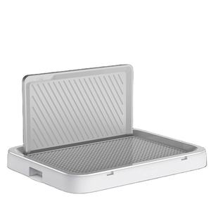 Lettiera per cani portatile toilette vasino per cani per interni o veranda con deflettore per pipì tappetino per cani riutilizzabile con vassoio - Product Image 3