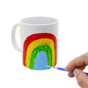 Gift Painting Mug Art Kit with Mugs Paints and Brushes for Drawing Toys Set by <strong>Yourself</strong> - Product Image 5
