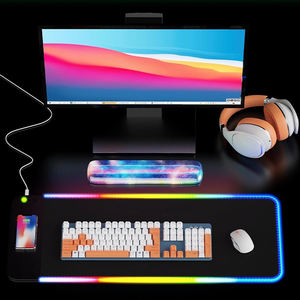 Chargeur sans fil <span class=keywords><strong>de</strong></span> gaming <span class=keywords><strong>900x400</strong></span>, logo personnalisé, grande taille, LED <span class=keywords><strong>RGB</strong></span>, <span class=keywords><strong>tapis</strong></span> <span class=keywords><strong>de</strong></span> <span class=keywords><strong>souris</strong></span> - Product Image 3