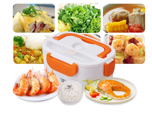 Boîte à lunch chauffante portable SQ05 pour bureau et maison, conteneur alimentaire chauffant en plastique, 110V/220V, idéal comme cadeau - Product Image 2