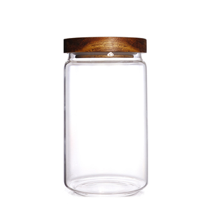 Tarro de Almacenamiento de Madera de Canela para Uso Diario, de Borosilicato Transparente de Alta Calidad con Tapa, Tarro de Vidrio Sellado para Cáscaras de Naranja Secas - Product Image 5