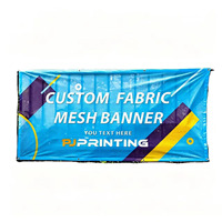 Bannière en bâche PVC grand format, impression jet d'encre résistante aux UV, signalétique extérieure pour événement de grand ouverture et décoration de centre commercial