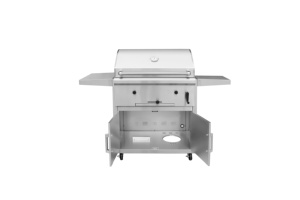 Barbecue au charbon de bois moderne luxueux en acier inoxydable de 32 pouces avec logo personnalisé Cuisine extérieure intégrée - Product Image 4