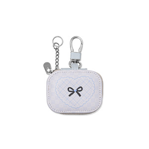 Nouveauté : Mini porte-monnaie en cuir PU et étui pour écouteurs sans fil - Pochette portable à fermeture éclair avec mousqueton pour AirPods - Product Image 2