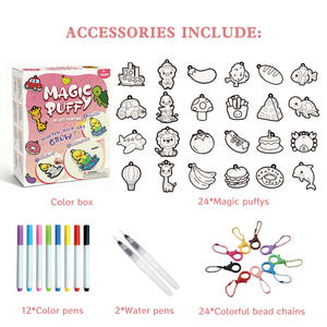 Papier texturé en mousse magique, dessin 3D, éponge en cellulose, texture en mousse pour les arts, les gribouillis - Product Image 5