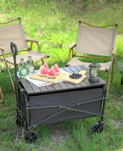 Bán Buôn Xách Tay Khu Cắm Trại 80L Có Thể Điều Chỉnh Đóng Mở Gấp Ngoài Trời Vườn Xe Đẩy Bãi Biển Dã Ngoại Có Thể Gập Lại Cắm Trại Wagon Giỏ Hàng - Product Image 3