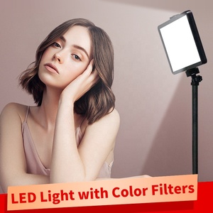 Đèn Led Với Bộ Lọc Màu <span class=keywords><strong>Yello</strong></span>/Blue/Purple Để Chụp Ảnh Và Phát Trực Tiếp - Product Image 4