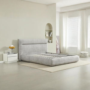 Base de Cama Minimalista con Almacenamiento y Elevación Hidráulica, en Tela Verde Azulado, para Dormitorios Pequeños y Apartamentos - Product Image 4